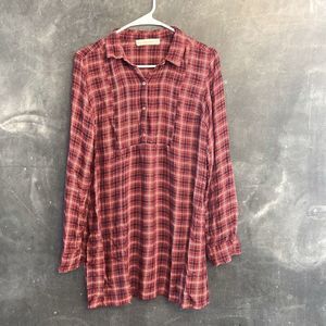 Abercrombie & Fitch cute flannel dress size M